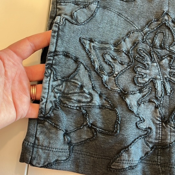 Chico's - size 1, Blue Gray Cotton Jacket - Picture 8 of 8